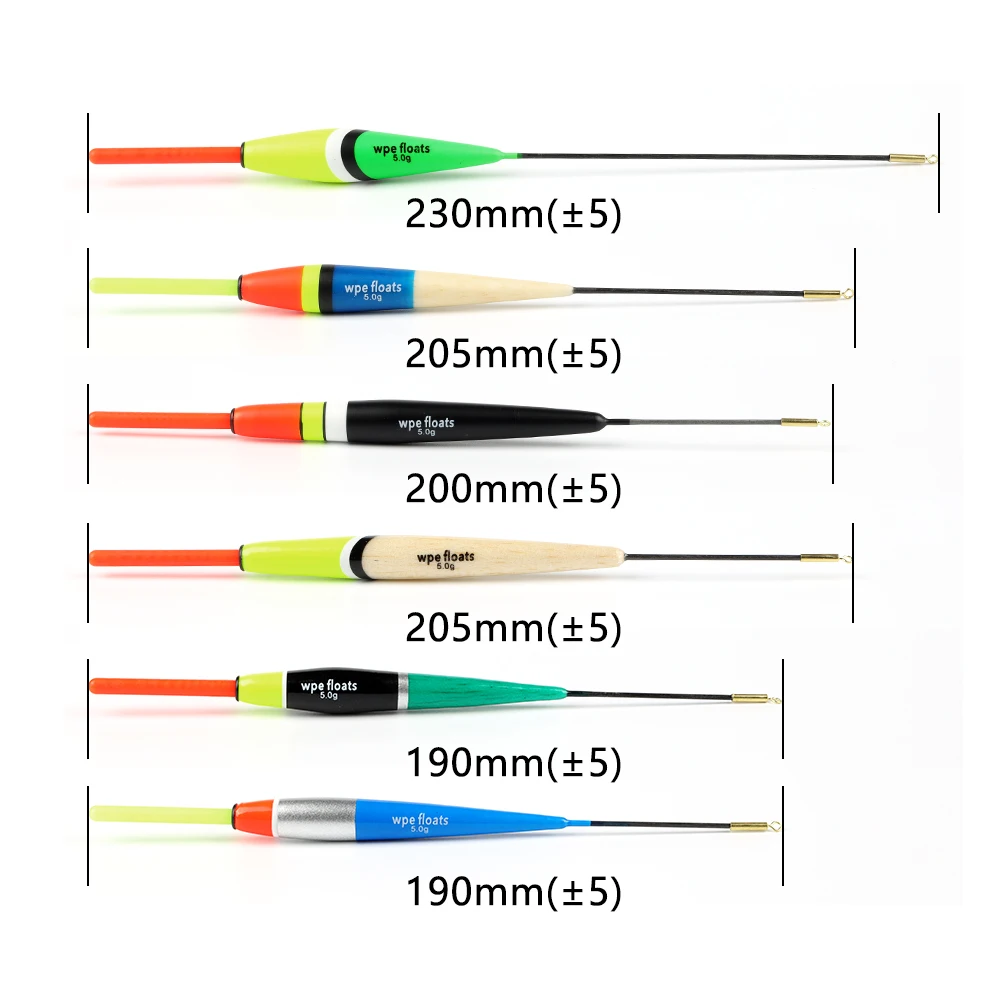 W.P.E 3pcs/pack Fishing Float 5g Barguzinsky Fir Float Length 19cm-23cm Carp Fishing Vertical Buoy Bobber Fishing Tackle Pesca