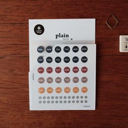 Suatelier Month Week Day Label Stickers No.1632 Scrapbooking Material Diary Journaling Deco Craft Supplies Korea Sticker