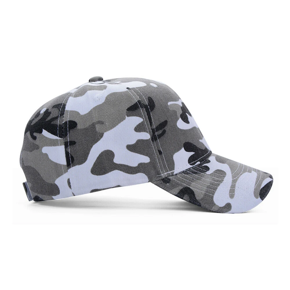 Baseball Cap Outdoor Sport Caps Leisure Army Camo Hat Sunscreen Duck Tongue Hat Snapback Caps Men\'s and Women\'s Camouflage Caps