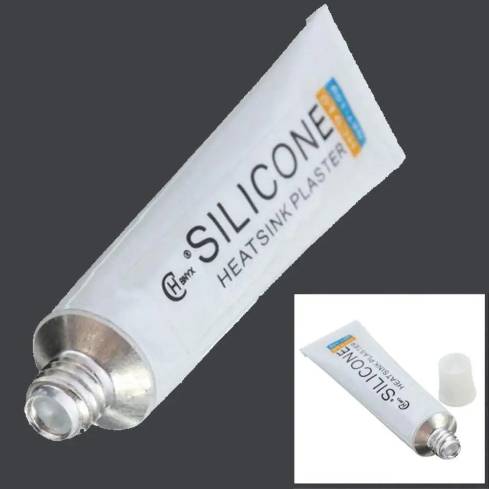 Hy910 10g silicone cola térmica adesivo condutora led u4n2 gesso calor silicone gpu pia pasta c1c5