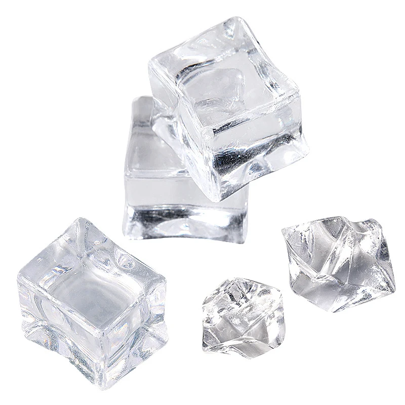 Acrylic Big Ice Cubes, Broken Ice Cubes, Photo Props Decorations, Auxiliary Photography Background, New