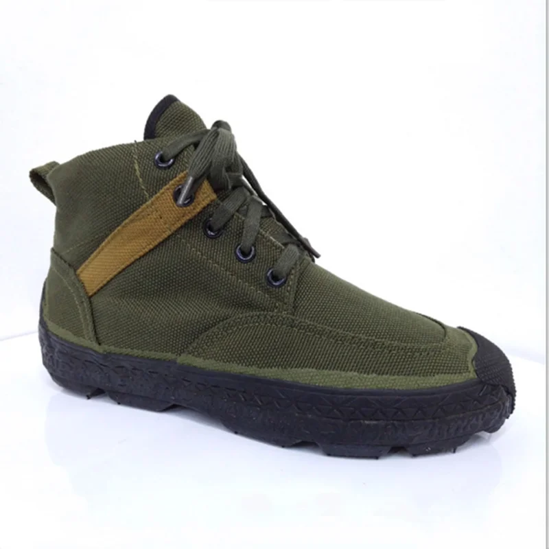 Training Men\'s Women\'s Military Camouflage Shoes Outdoor Hunting Hiking Climb Workers High Waist Labor Protection Boots Sneakers