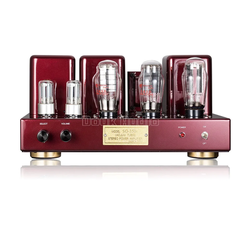 Hi-end 2A3 Stereo Vacuum Tube Integrated Amplifier Hi-Fi Single-Ended  Class A Power Amplifier Black & Red