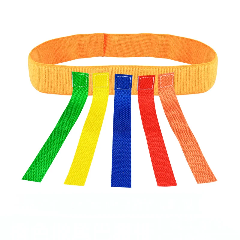 5 10pcs/set Baby Toy For Children Funny Game Toy Belt For Kindergarten Kids Catching Tail Training Equipment Teamwork Game Toys