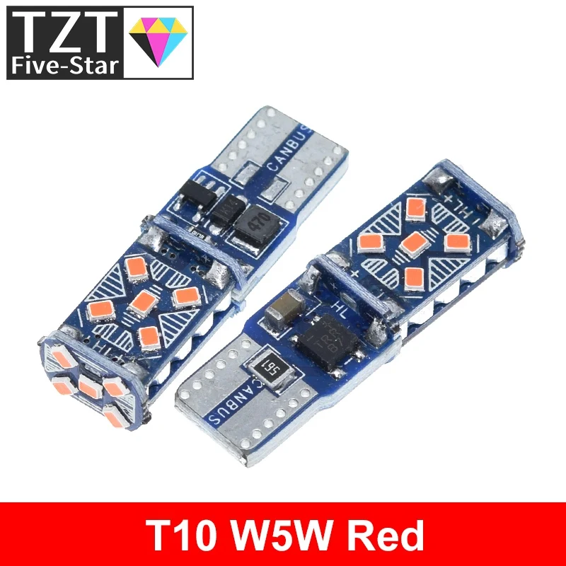 TZT T10 W5W Neue Superhelle LED-Leuchten WY5W 168 501 2825 Auto-Keilblitzlichter Seitenlampen Auto-Innenraumleuchte Leseleuchte Deckenlampe – Detail 11