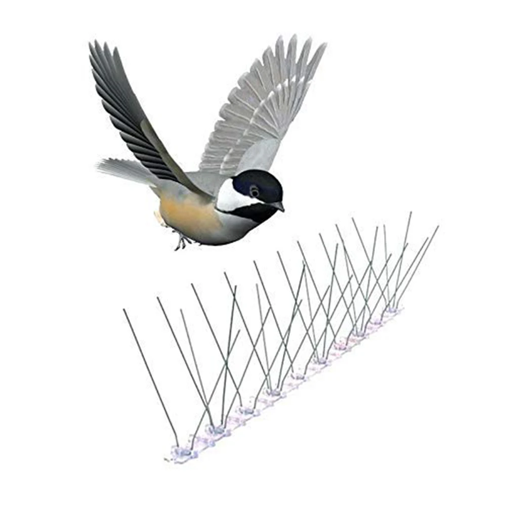 

Pest Reject Bird Repeller Bird and Pigeon Spikes Anti Bird Anti Pigeon Spike for Get Rid of Pigeons and Scare Birds Pest Control