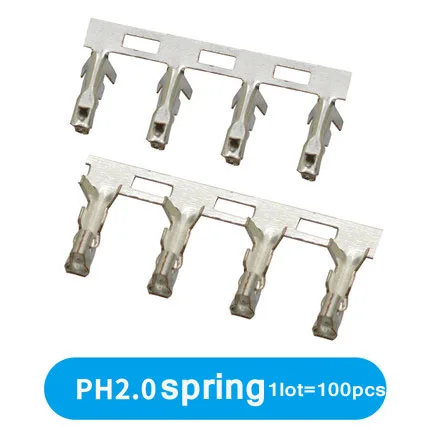 50pcs/LOT JST PH 2.0 female material PH2.0 2mm pitch Connectors Leads Header Housing PH-Y