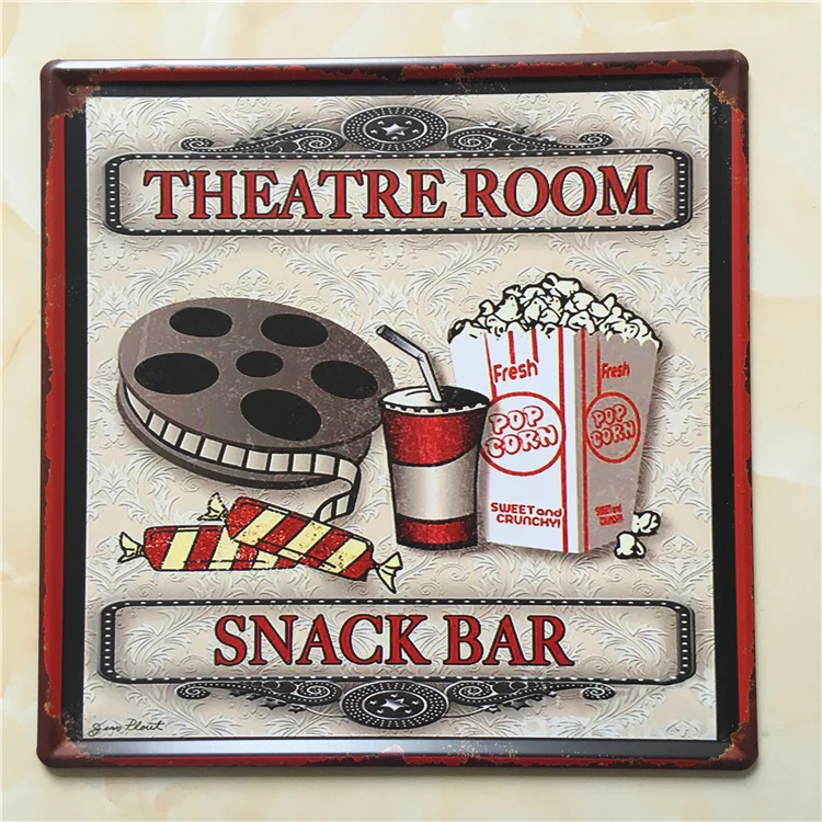 Vintage Rock Music Metal Tin Signs, Decorative Plates, Bar, Pub, Home, Shop Signboard, Wall Decor, Shabby Chic Painting,30x30cm