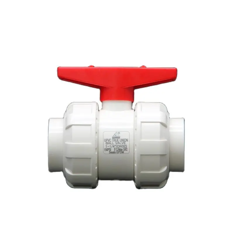 Sanking 40mm PVC True Union Ball Valve connectors Garden Irrigation Connector Water Pipe Joints PVC Pipe Fillings