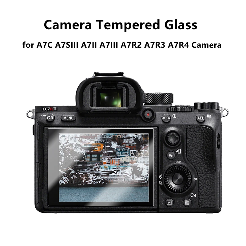 

2PCS A6700 A7R5 A7M3 A7M4 Camera Original 9H Camera Tempered Glass LCD Screen Protector for Sony A7C A7SIII A7II A7III A7R3 A7R4