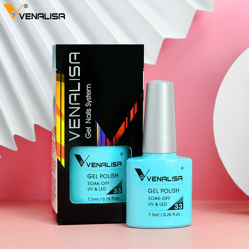 New Venalisa Based No Acid Soak Off Anastomosis Gel Nail Gel Polish Varnish Color 60 Colors Nail Gel Polish Quality Gel Lacquer