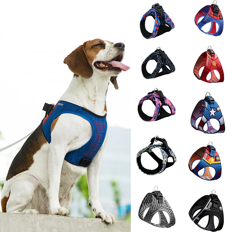 

Soft Pet Dog Harness Vest Chest Strap Adjustable Vest Style Traction Rope Chihuahua Pug Small Medium Sized Pet Products