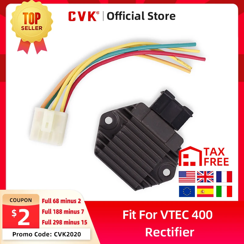 

CVK Rectifier Voltage Regulator Charger For HONDA CB400 VTEC 400 CB250 CB-250 Two Fifty Hornet 250 CB-1 CB400SF CB500 CB600