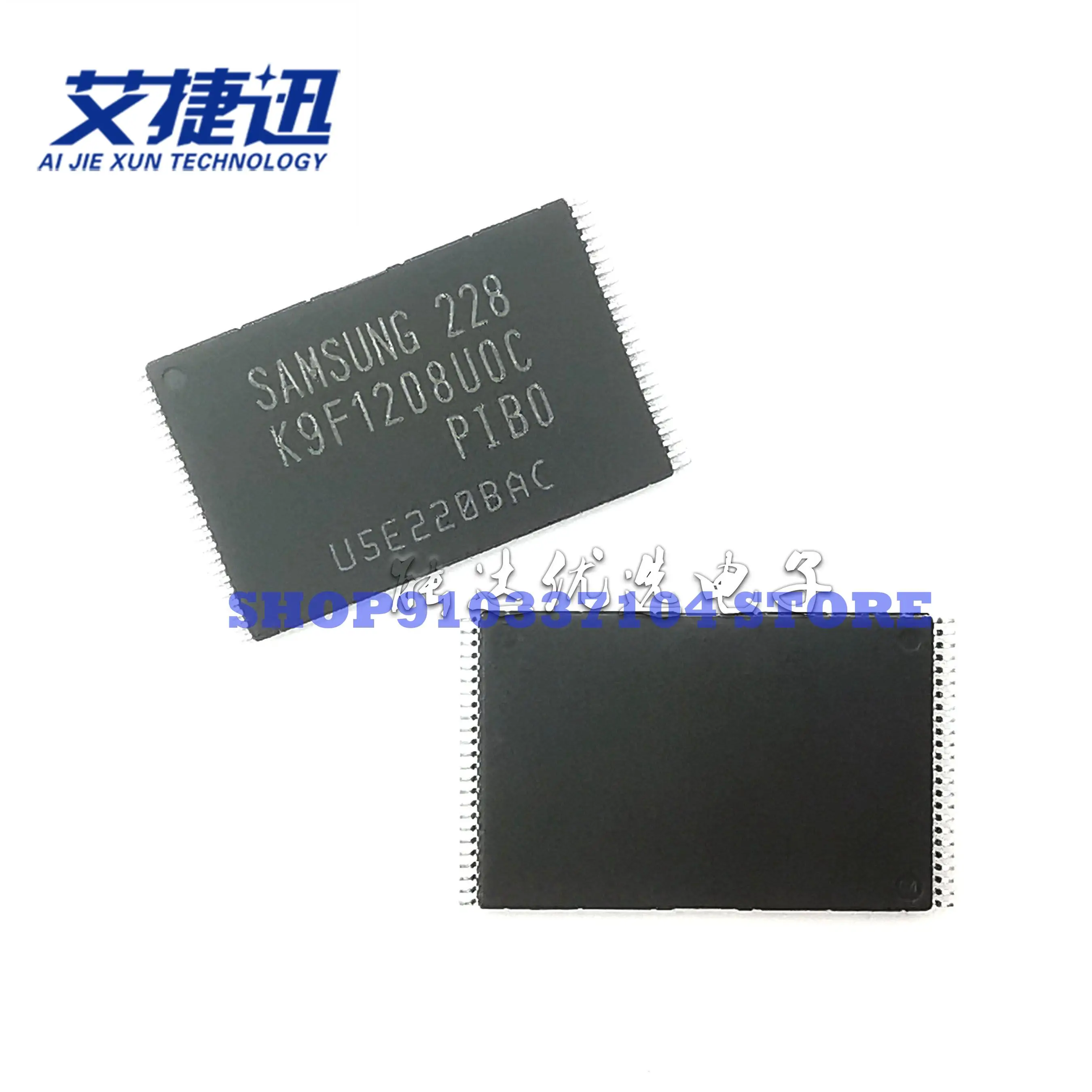5 pçs/lote K9F1208UOC-PIBO K9F1208U0C-PIB0FlashTSOP48 memória chip IC novo e original