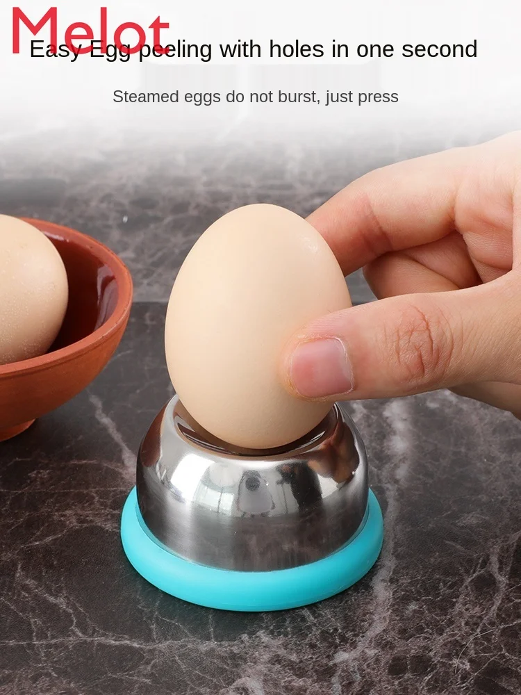 Egg Puncher Stainless Steel Egg Special Piercer Peeling Egg Explosion-Proof Crack