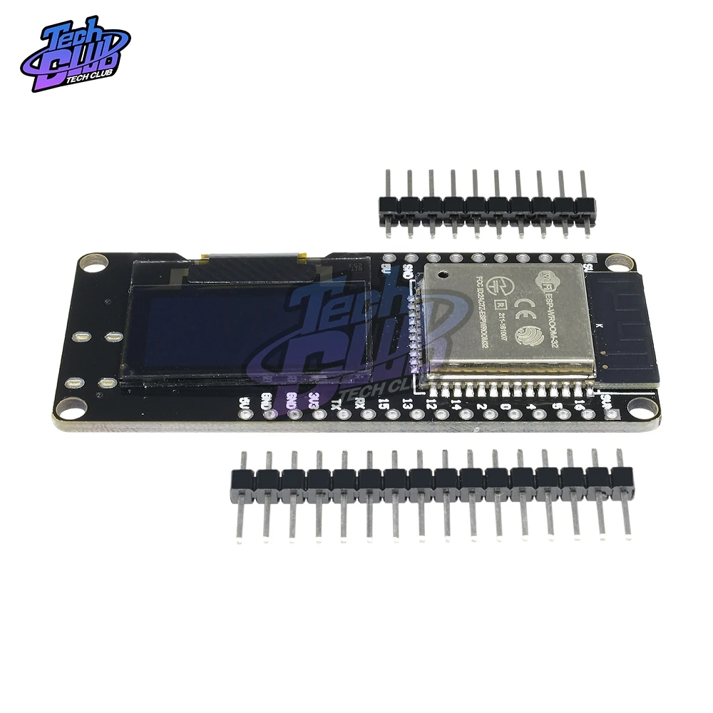 WeMos-módulos para Arduino, ESP-32 Dual, ESP-32S, ESP8266, 0,96 pulgadas, OLED, ESP32, WiFi + Bluetooth