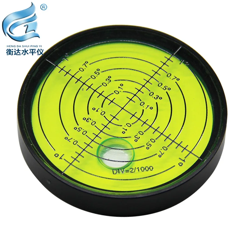 Metal universal horizontal bubble 6010 High precision disc bubble level portable level bubble