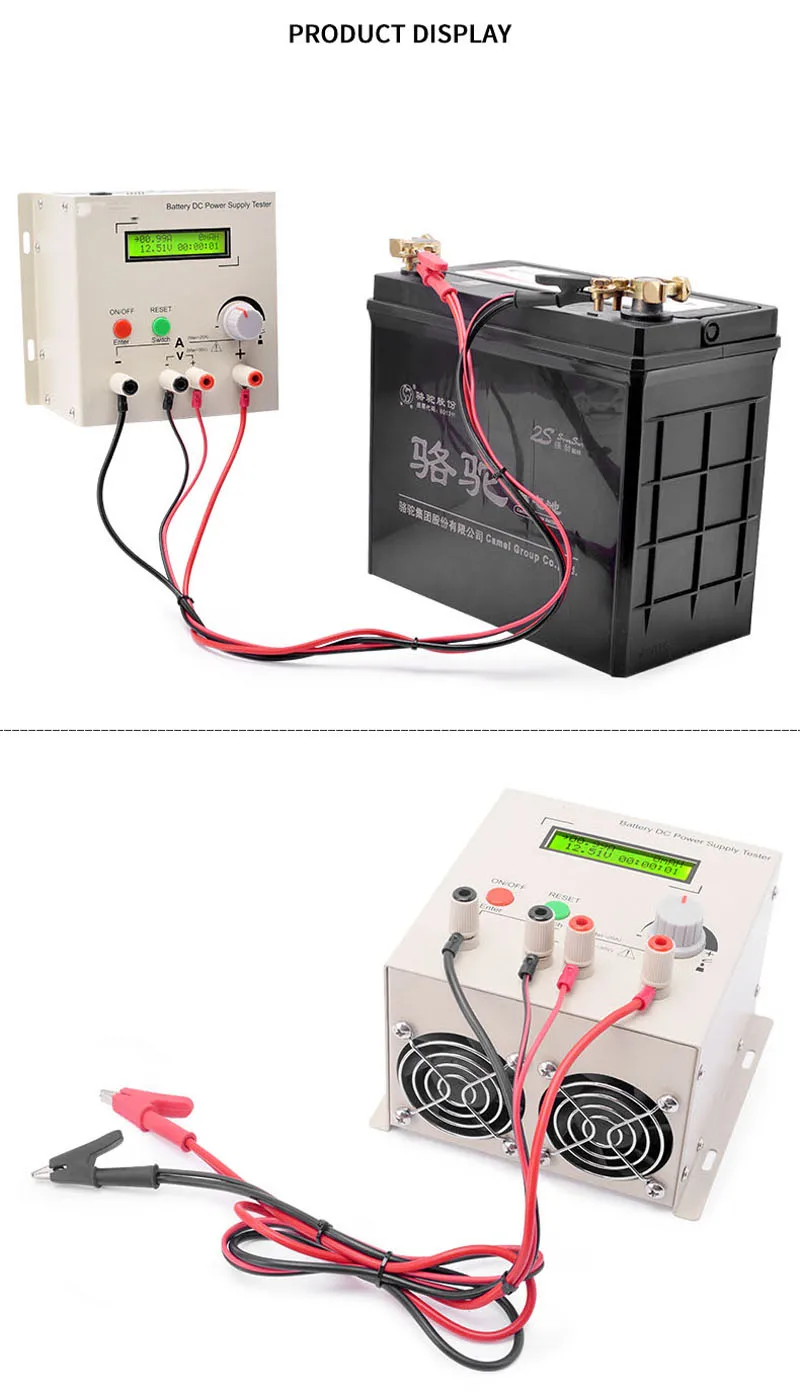 150W/250W Tester baterii 30V 20A baterie litowe pojemność ładowania Tester rozładowania obciążenie Li-ion Lifepo4 kwasowo-ołowiowy