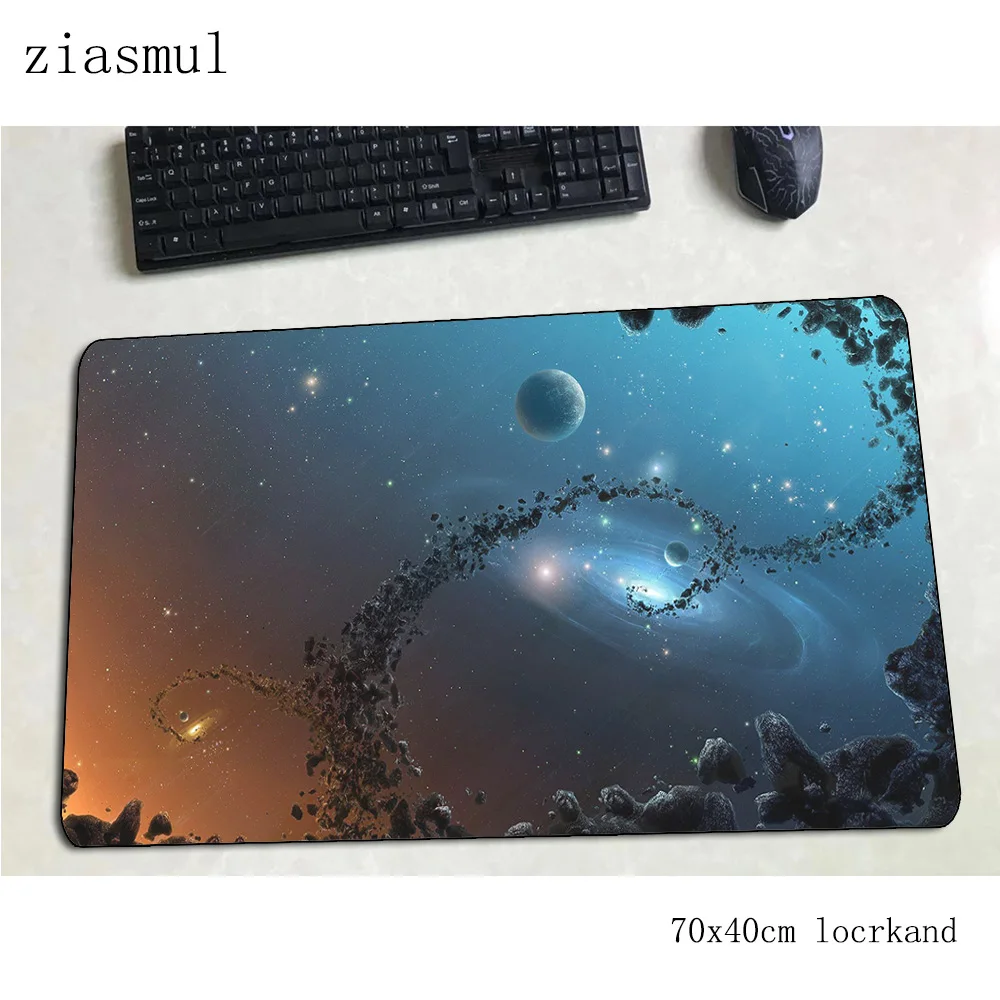 universe mouse pad cute Computer mat 70x40cm gaming mousepad large wrist rest padmouse keyboard games pc gamer desk