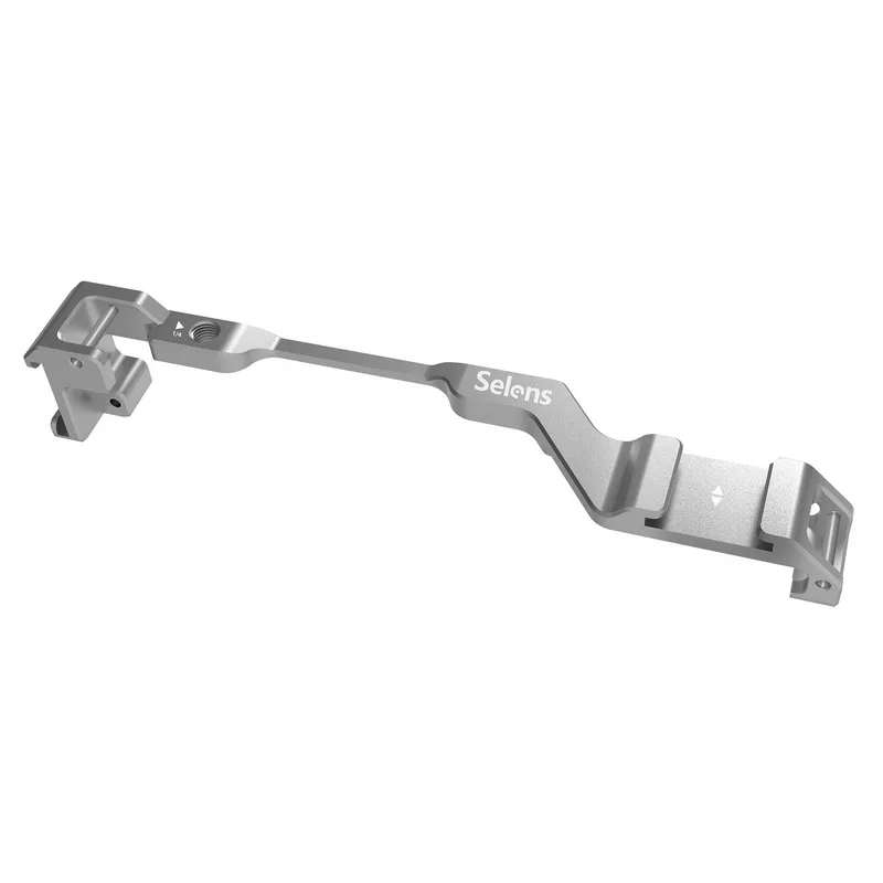 Dual Cold Shoe Adapter Relocation Plate Easy Hood Microphone Extension Cold Shoe Mount For Sony Alpha A6600 Camera