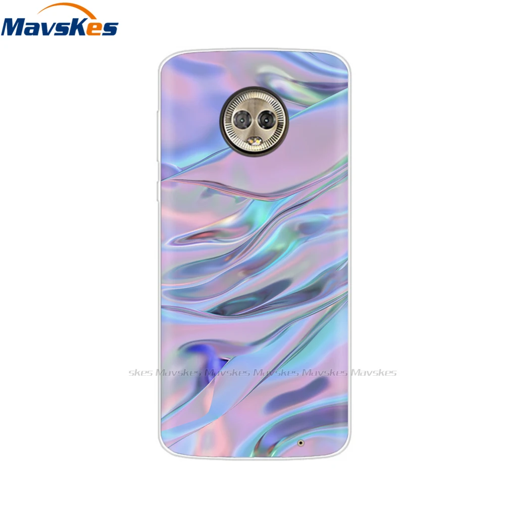 Silicon Case For Moto G6 Plus Case Full Protection Soft Tpu Back Cover On For Motorola MotoG6 G6 Play Bumper Phone Shell Coque