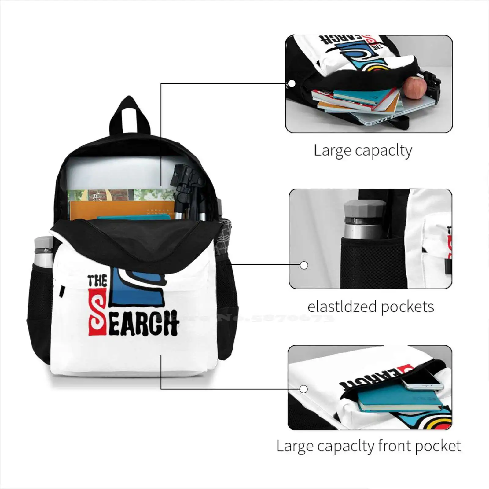 Mochila Retro Curl The Search con diseño de impresión 3d, bolsa informal, Surf, Surf, patín, marca gratis, clásico, vacaciones en la playa