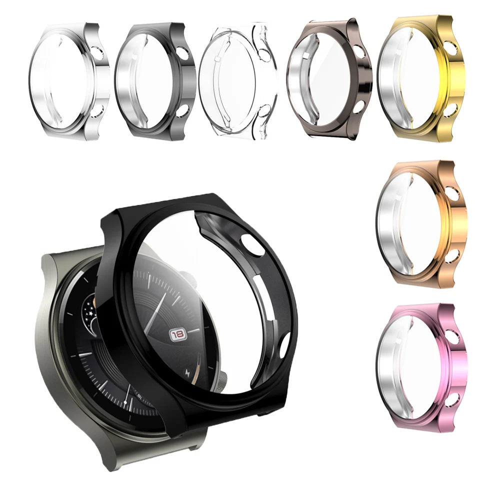 Watch Cases For Huawei GT 2 Pro Smart Watch Cover TPU Full Shell for GT2 pro Screen Protector Smart Watch Accessories Frame New