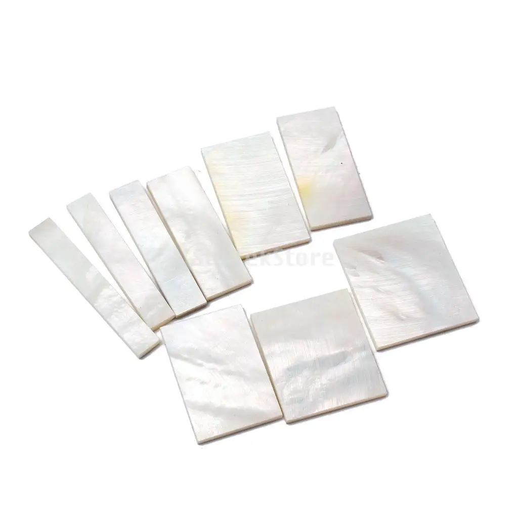 DIY 0.05\'\' Inlays Material White Mother of Pearl Inlay Blank for Fingerboard Guitar Neck Musical Stringed Instrument Accessories