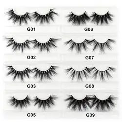 Amaolash 25Mm Wimpers 5D Nerts Wimpers Dikke Kriskras Valse Wimpers Pluizige Dramatische Wimpers Make Soft Lashes 38 Stijlen