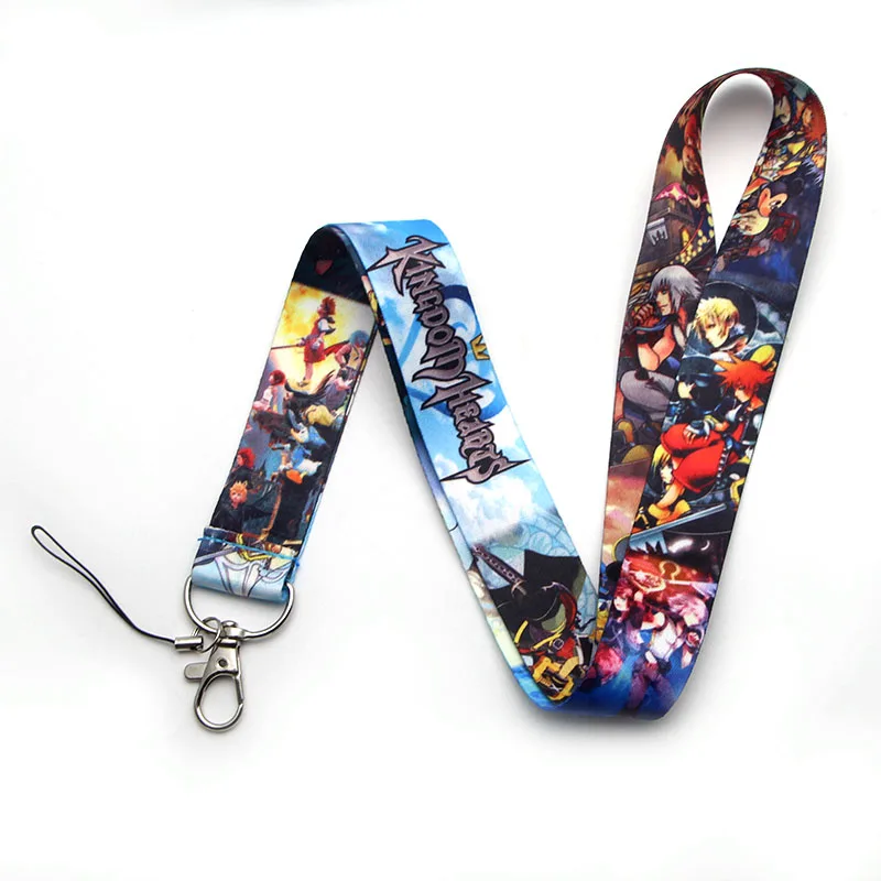 YQ522 Game Lanyard Neck Strap Keys Holder ID Badge Holder Keychain Cord Hang Rope Lariat Pendant Key Rings