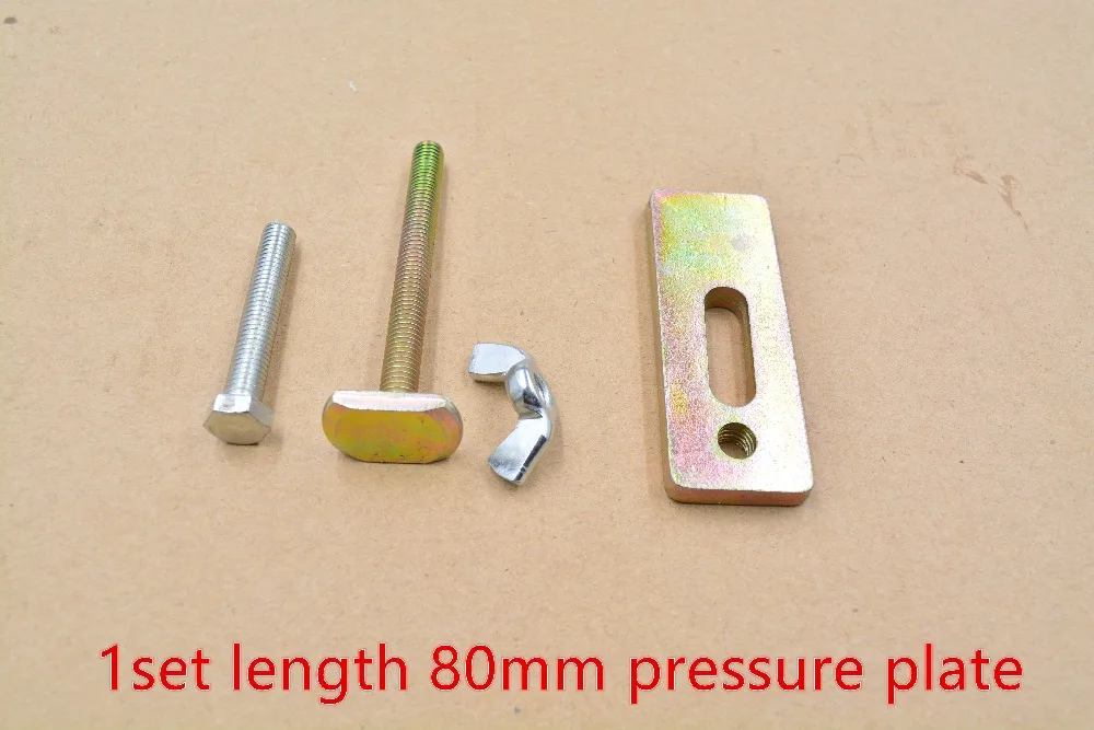 80mm clamp length  pressure plate cnc engraving machine  fixture  fastening n router  jig 1set