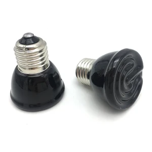 Infrared heating lamp for animals, ceramic issuing, heat lamp, pet brooder, chickens, reptile, 110V, 220V, 25 W, 50 W, 75 W, 100W, E27, 1pc 10 Main Sales Lamping Heating - №9