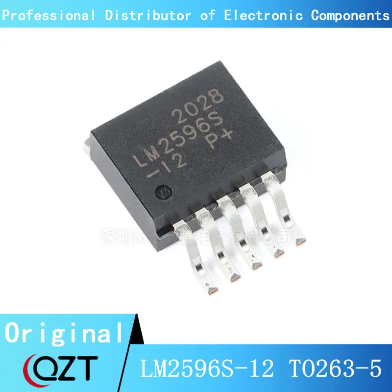 10pcs/lot LM2596S-12 TO263-5 LM2596S 12 LM2596 12V 3A TO-263-5 chip New spot