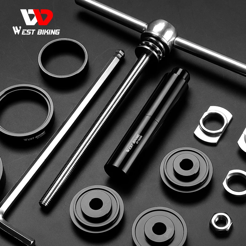 WEST BIKING Bicycle Bottom Bracket Road Bike Axis Removal Install Tool BB Press Fit 24mm 30mm BB86 BB30 BB92 PF30 Repair Kit Set