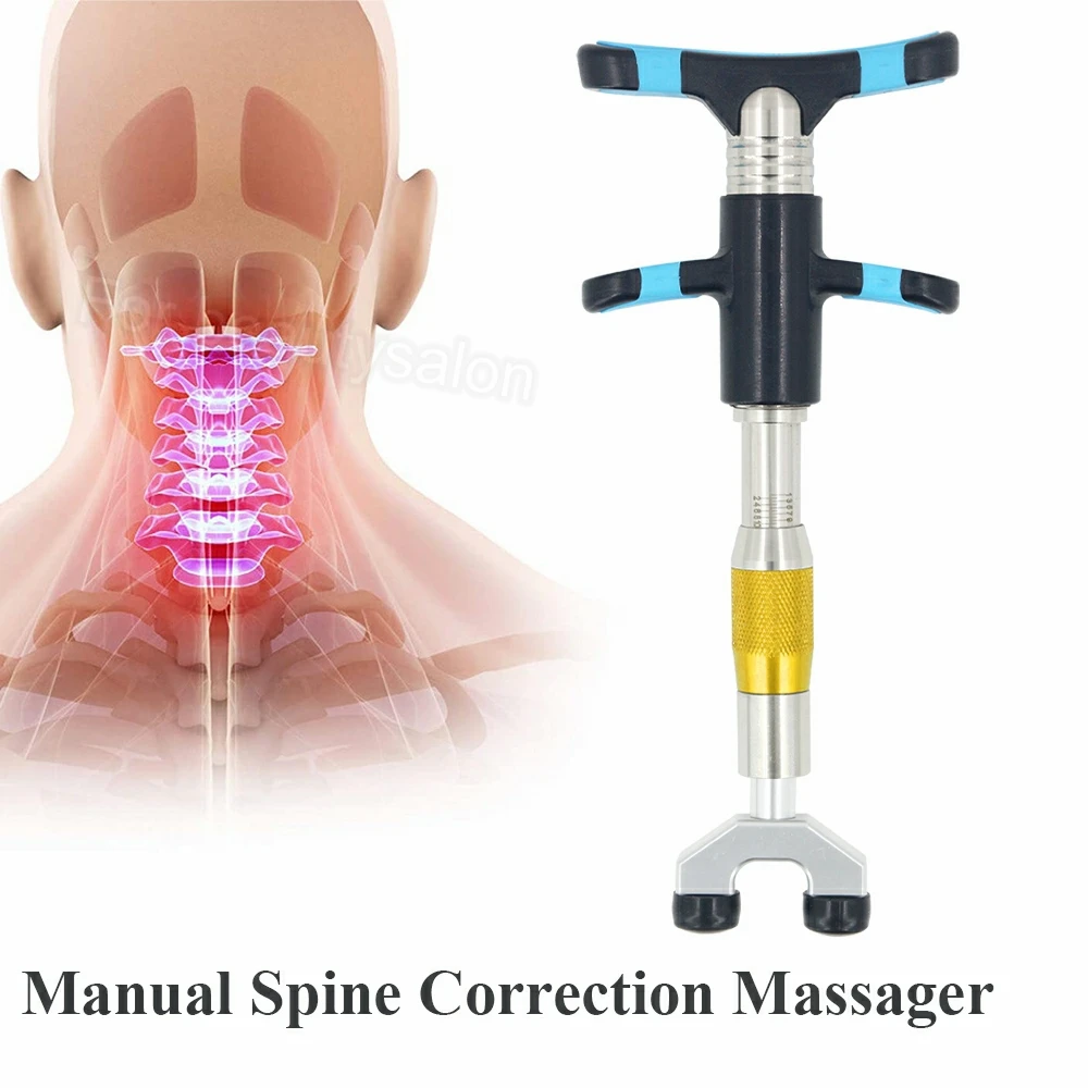 Adjustable Manual Correction Gun Intensity Therapy Instrument 300N Chiropractic Adjusting Tool Portable Chiropractic Massage Gun