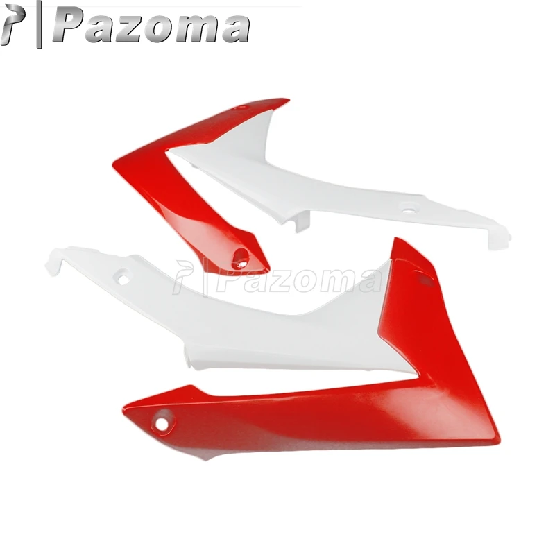 Motorcycle Front Side Fairing Cowl Fairing Cover Enduro Plastic Radiator Shrouds For Honda CRF250R 2014-2017 CRF450R 2013-2016