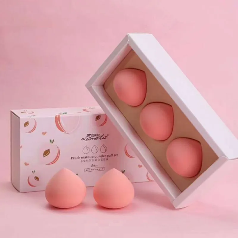 Makeup Sponge Cosmetic Puff  Blender Wholesale For Foundation Concealer Cream Make Up Soft  Elastic Fruit Dry Wet Dual Use