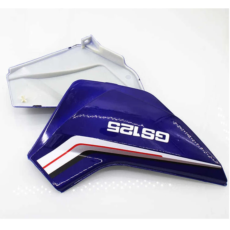 Motorcycle Side Cover For Haojue Suzuki GS 125 GS 125cc ABS Plastic Faring Panels Left Right Battery & Tool Red Blue Black