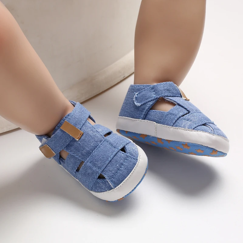 Summer Newborn Baby Boy Girl Solid First Walkers Soft Sole Crib Shoes Sneaker Prewalker Canvas Casual Anti Slip Shoes