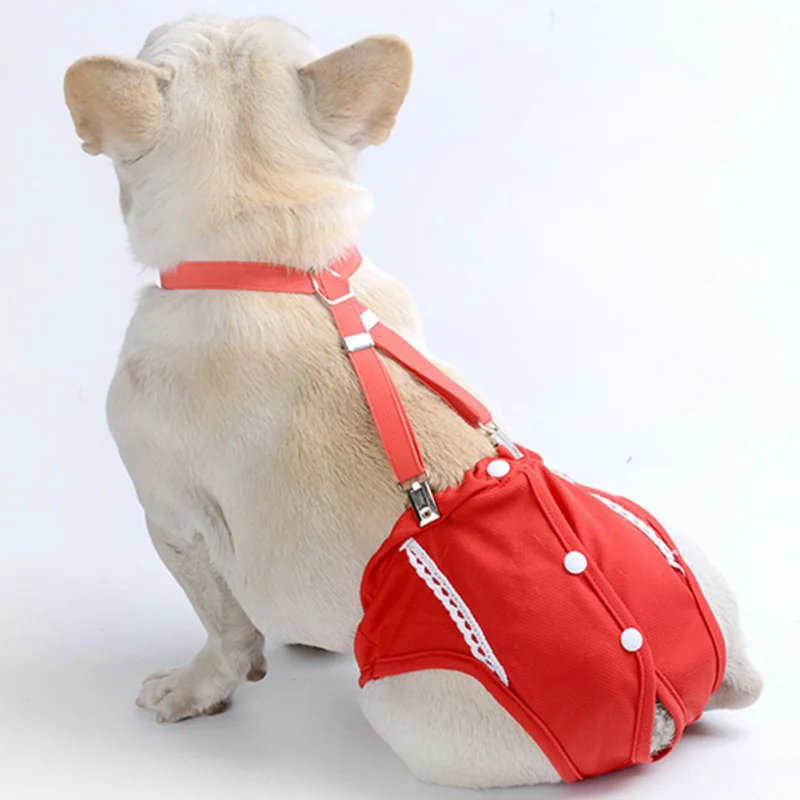 Unisex Pet Physiological Pants Dog Sanitary Panties Shorts Underwear Sanitary Diaper Corgi French Bulldog Terrier Pugs