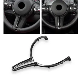 For BMW F80 M3/F82 F83 M4 2013-2022 F87 M2 F10 LCI M5 F06 F12 F13 M6 F85 X5M F86 X6M Steering Wheel Cover Trim Carbon Fiber Look