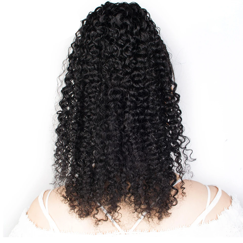 Tinashe Beauty Kinky Curly Wavy Drawstring Ponytail Human Hair Afro Clip In Extensions for women Pony Tail Remy Natural Black