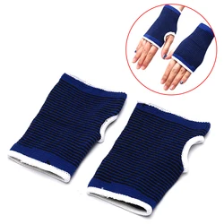 2pcs Elastic Wrist Hand Support Glove Weightlifting Protect Palm Brace Sleeve Sports Bandage Gym Wrap Wrist Sweat Bands