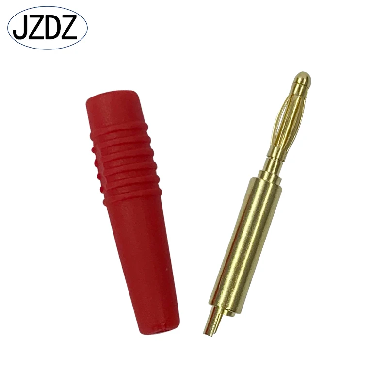 JZDZ 10 sztuk 2mm pozłacany wtyk bananowy elektryczne adapter do złącza 5 kolorów J.10005