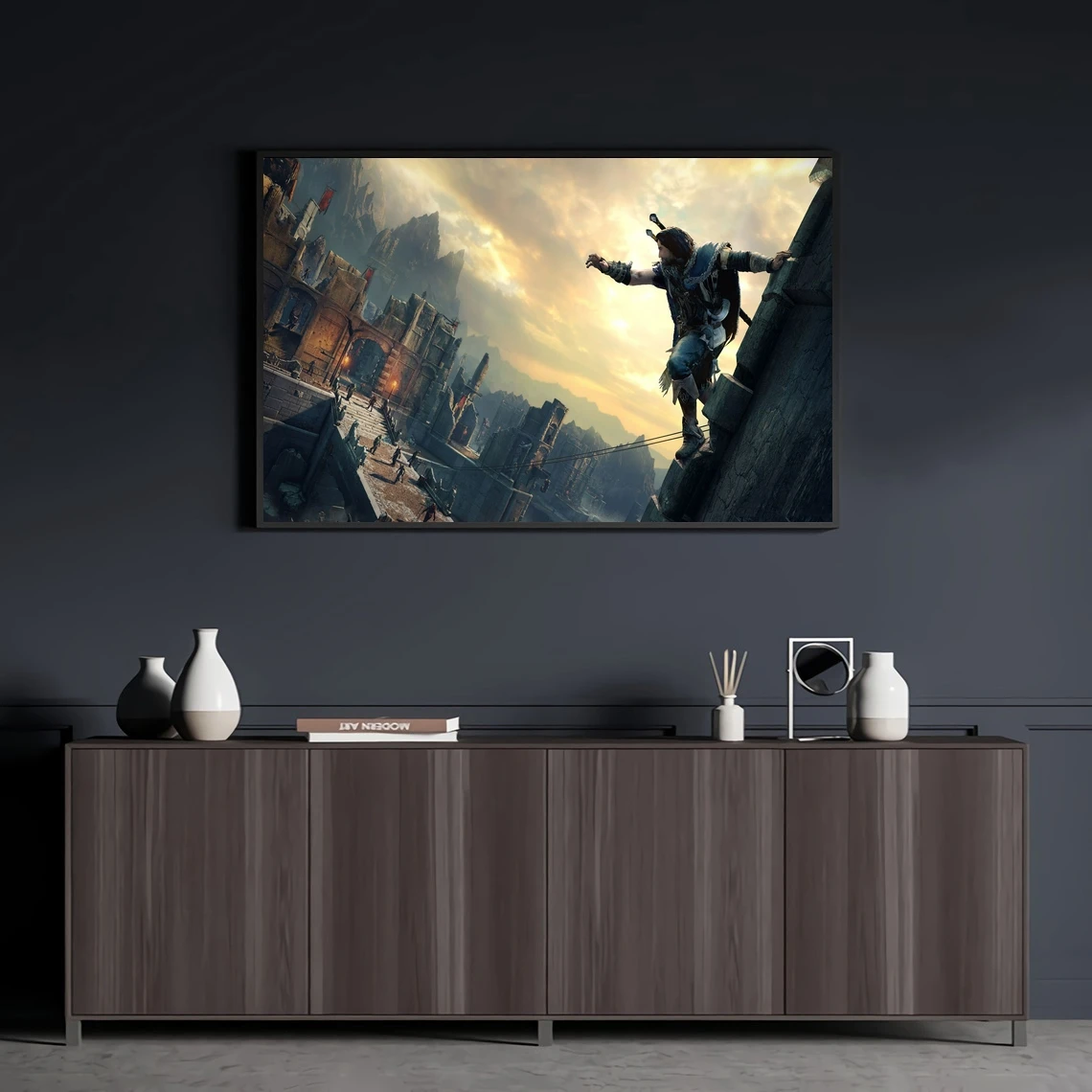 Shadow of Mordor Video Game Poster Canvas Print Home Decoration Wall Painting (No Frame)