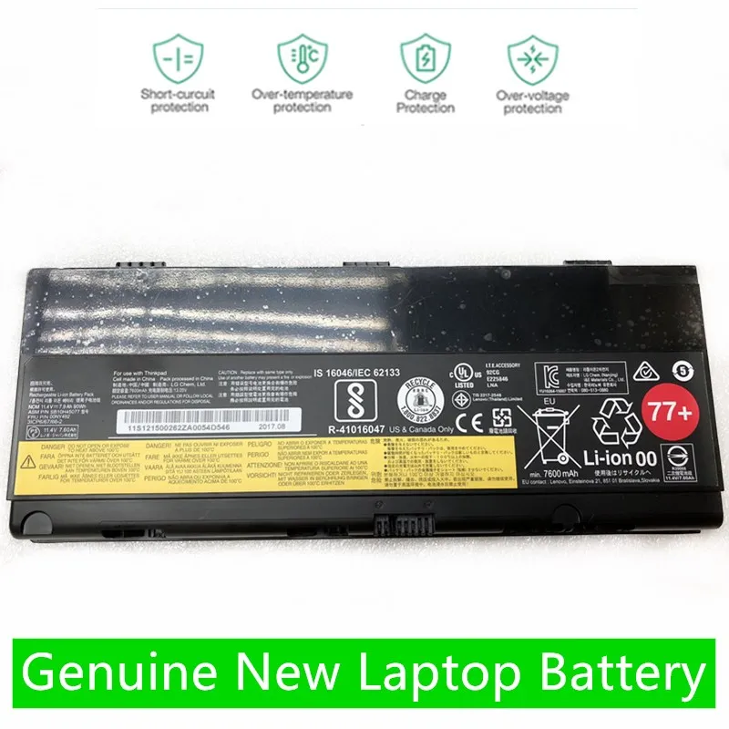 ONEVAN Genuine Laptop Battery For LENOVO ThinkPad P50 00NY490 00NY491 00NY492 00NY493 SB10H45075 SB10H45076 SB10H45077 SB10H4507