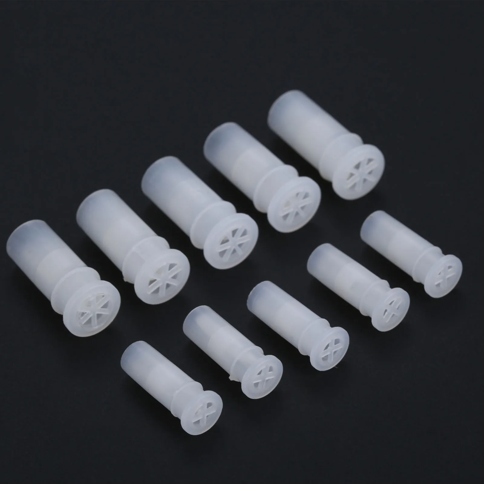 100pcs Toy Noise Maker Insert Squeaker Reed Plastic Dog Cat Shoe DIY Doll Repair Fix Pet Baby Craft replacement 15mm/17mm White