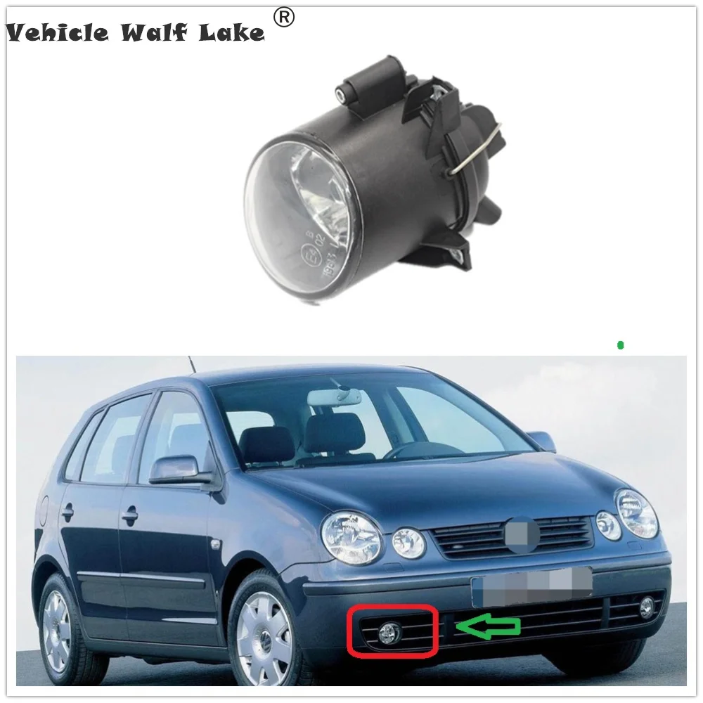 

Right Side Fog Lamp For Volkswagen Polo Mk4 9N 2002 2003 2004 2005 Front Bumper Halogen Fog Lamp Fog Light Without Bulbs