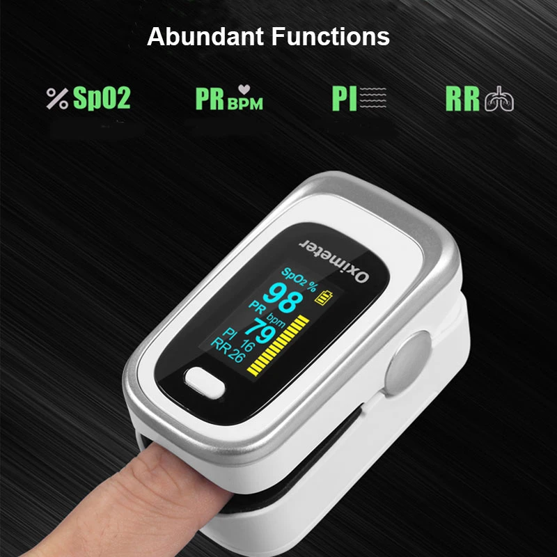 Health Care Finger Oled Pulse Oximeter SPO2 Medical Portable Blood Oxygen With Respiratory Rate Oximetro De Dedo pulsioximetro