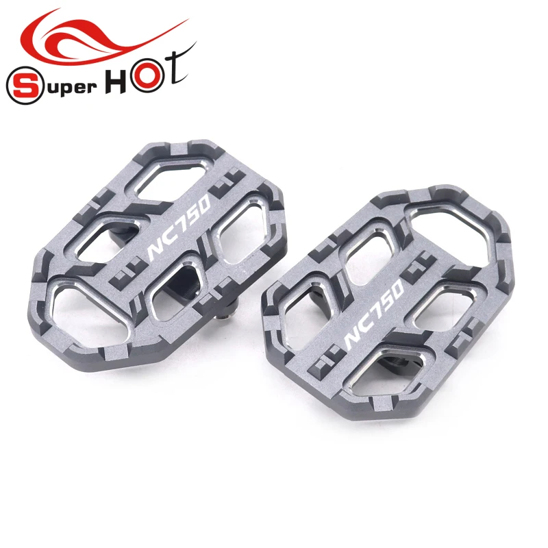 For Honda NC750S NC750X NC 750X 750S Motorcycle Accessories Billet Wide Foot Pegs Pedals Footrest Enlarge Footpeg